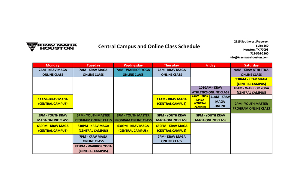 Schedule