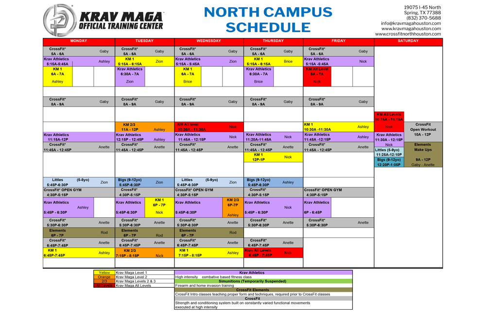 Schedule