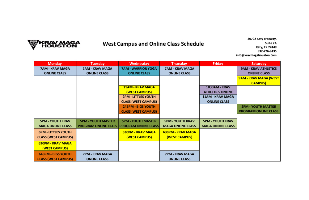 Schedule